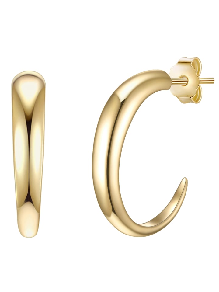 

Glanzstücke München Серьги-кольца из стерлингового серебра с покрытием из желтого золота