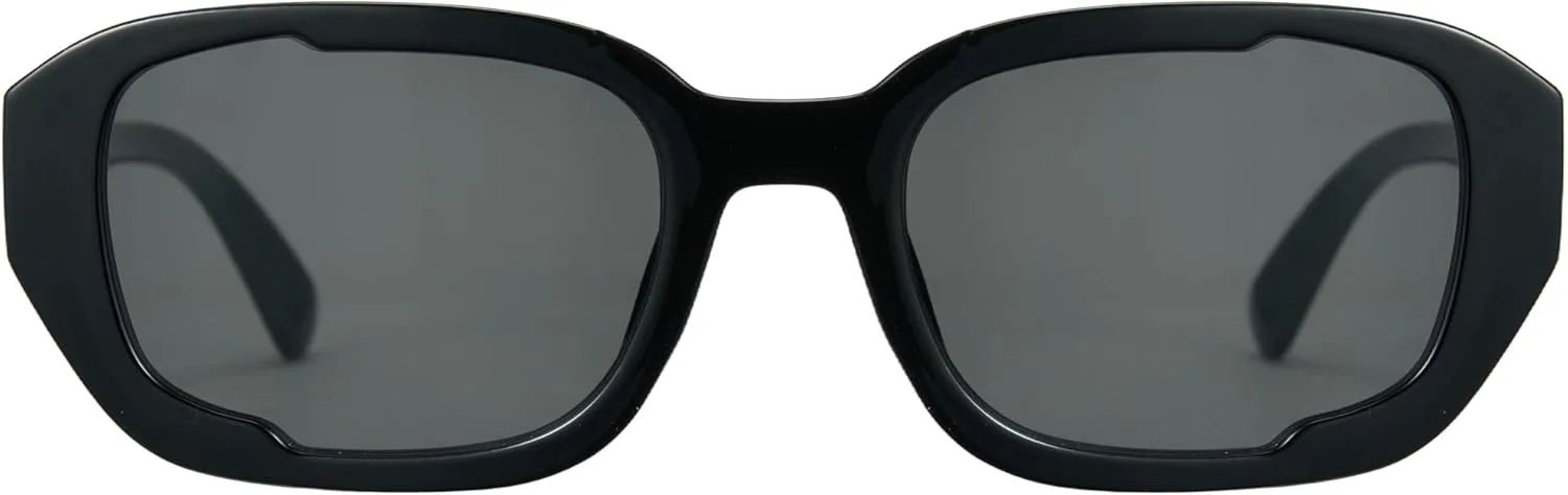 

Солнцезащитные очки Cyxus для женщин и мужчин, модные солнцезащитные очки с защитой от УФ-излучения для активного отдыха 1271, Bright Black Frame Grey Lens