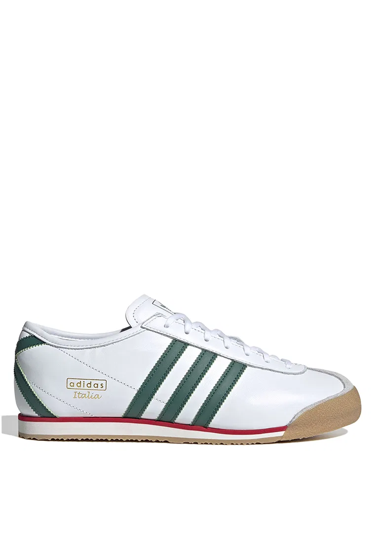 Кроссовки мужские Italia 70s Adidas, белый/зеленый