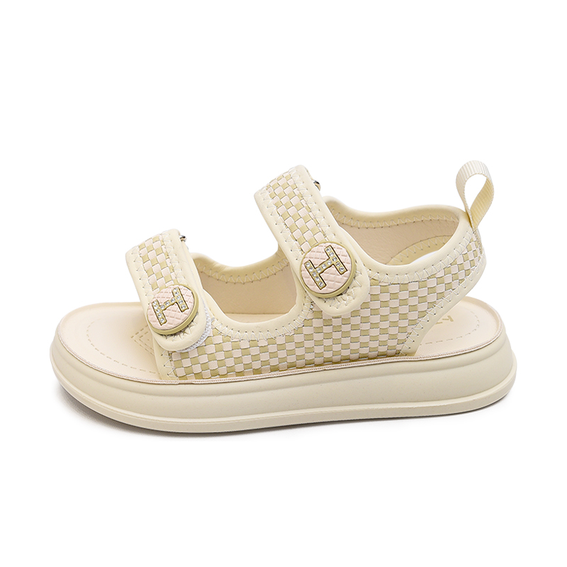 

Нескользящие, легкие, амортизирующие, низкие сандалии для детей Budding, бежевый