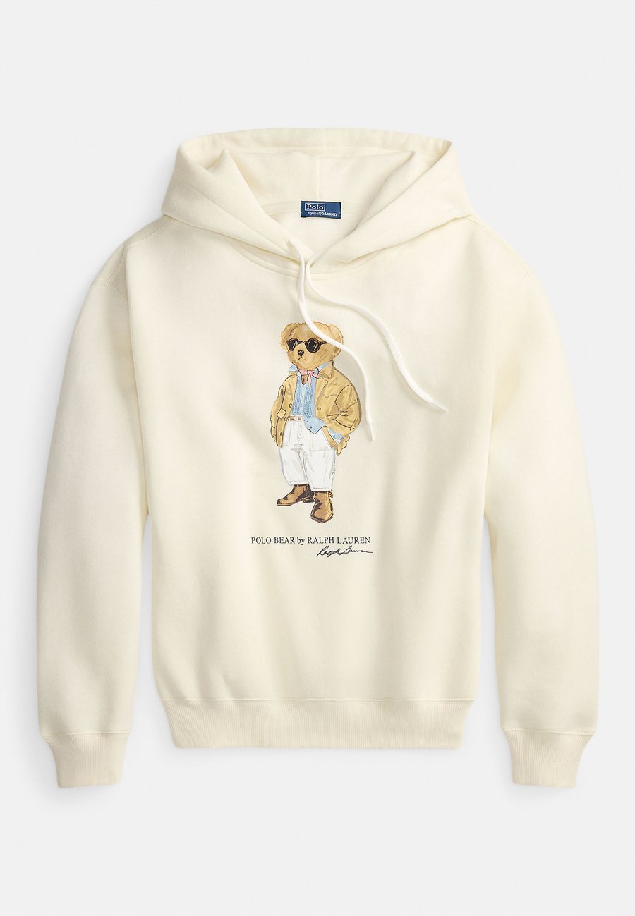 Худи Polo Ralph Lauren POLO BEAR FLEECE HOODIE, Parchment Cream/Off-White — фото 4