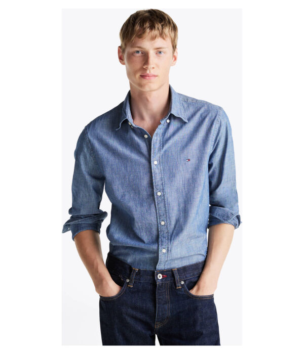 

Рубашка Regular fit Tommy Hilfiger, синий