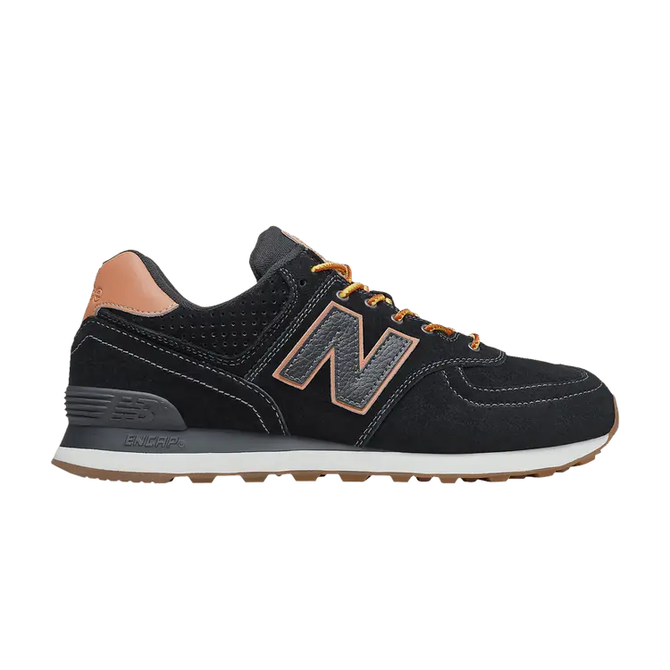 

Кроссовки New Balance 574 'Black Light Khaki', черный
