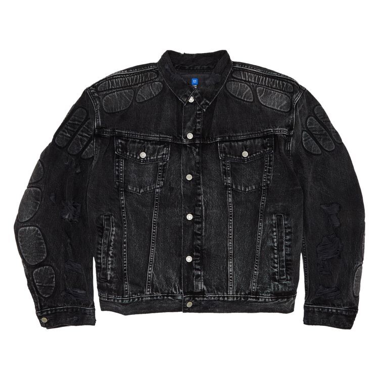 

Куртка Yeezy Gap Engineered by Balenciaga Padded Denim Jacket Grey Wash, серый