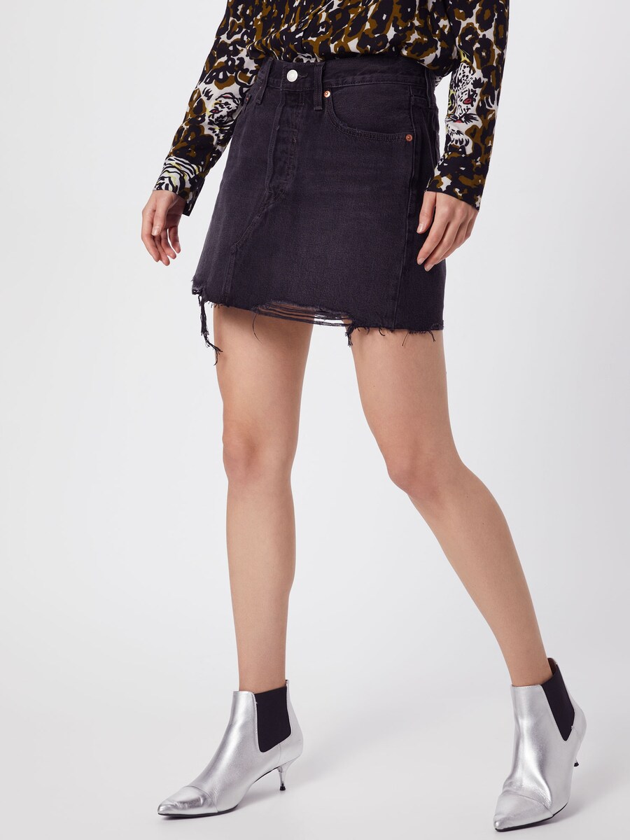 Юбка LEVI'S  Deconstructed, черный деним — фото 2
