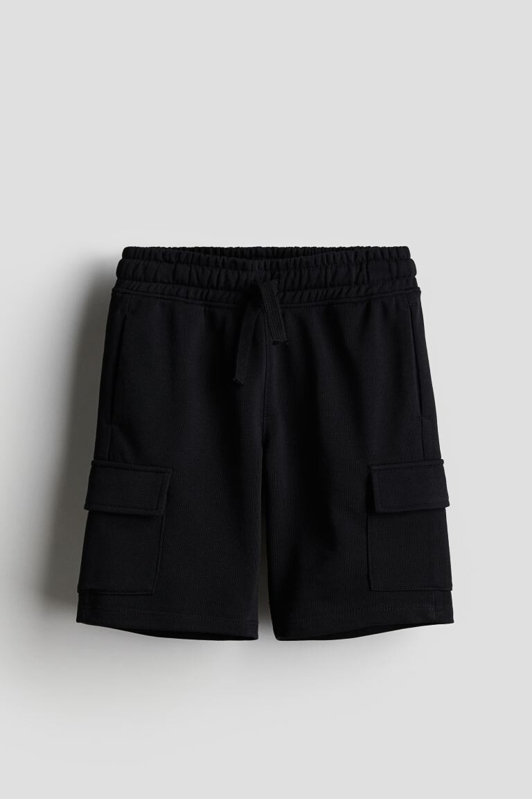 

Шорты-Карго из потовой ткани H&M, черный