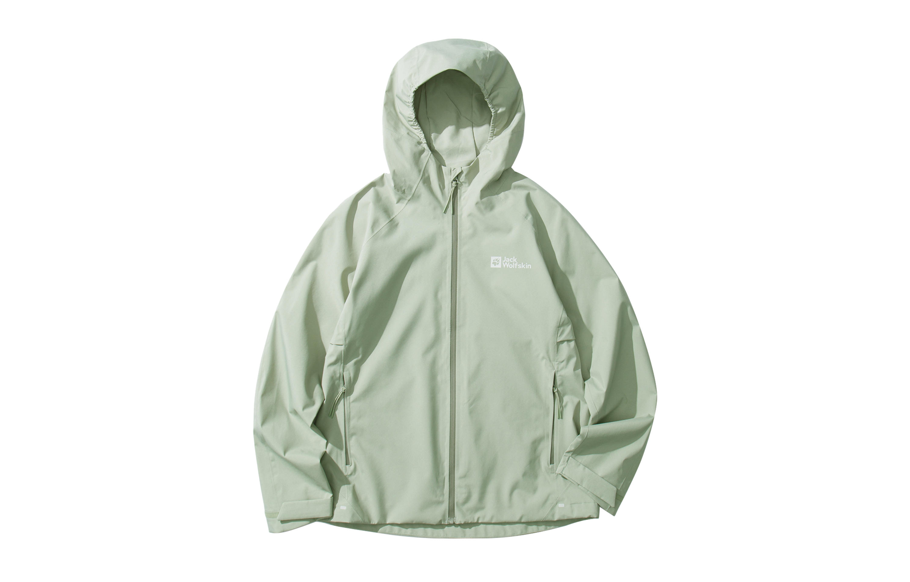 

JACK WOLFSKIN Женская ветровка для походов на природе, Mint Leaf Green/4137