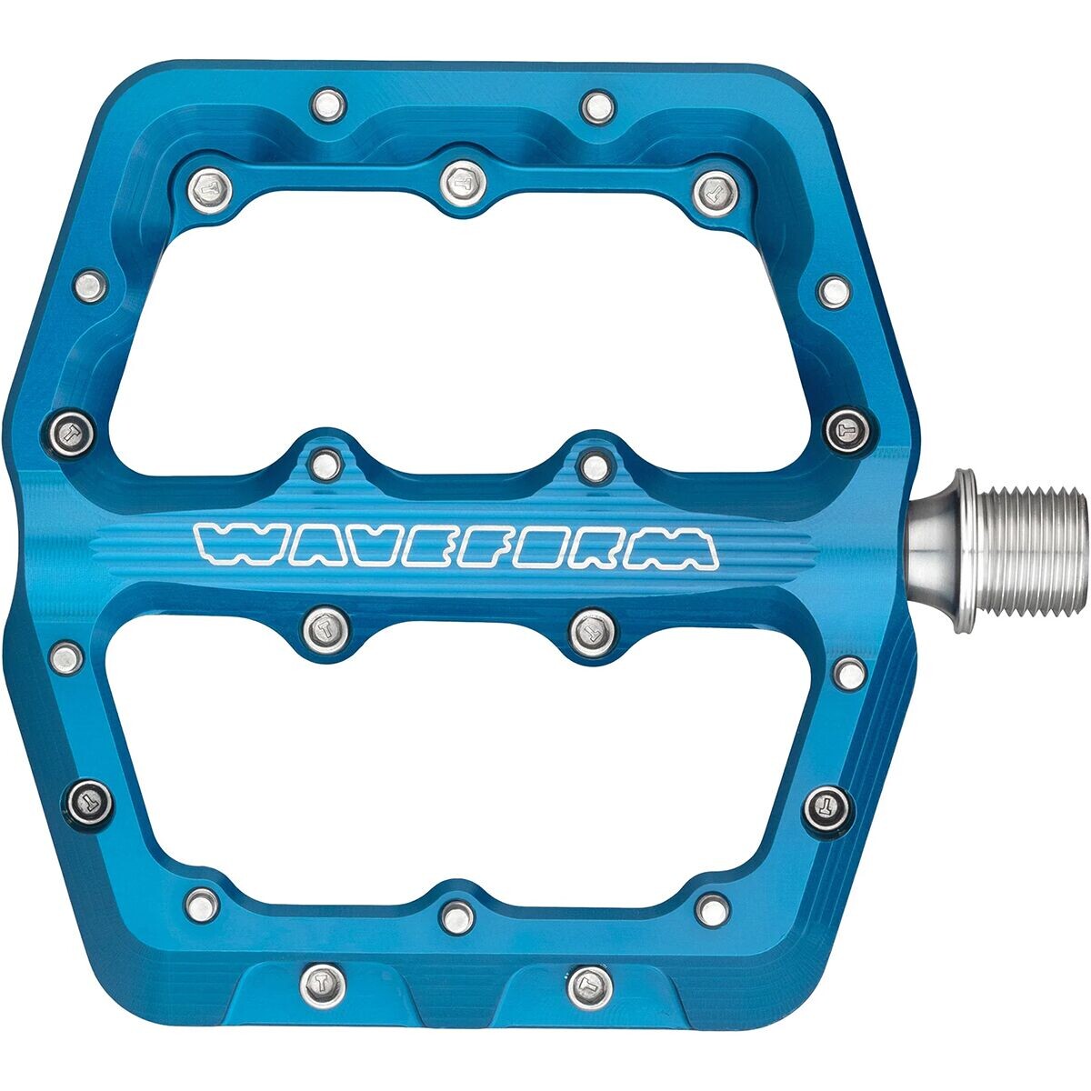 

Алюминиевые педали волновой формы Wolf Tooth Components, синий