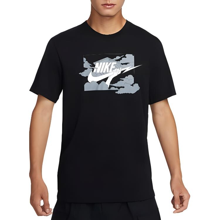 

Футболка мужская черная Nike, черный