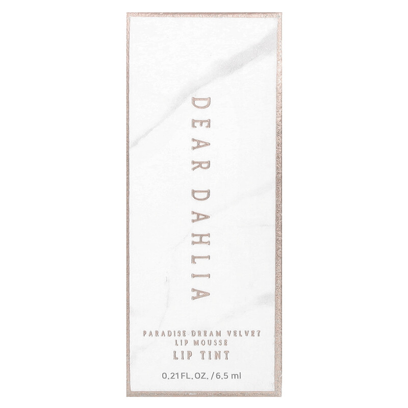 Dear Dahlia, Бархатный мусс для губ Paradise Dream, оттенок для губ, пуговица, 6,5 мл (0,21 жидк. Унции) — фото 2