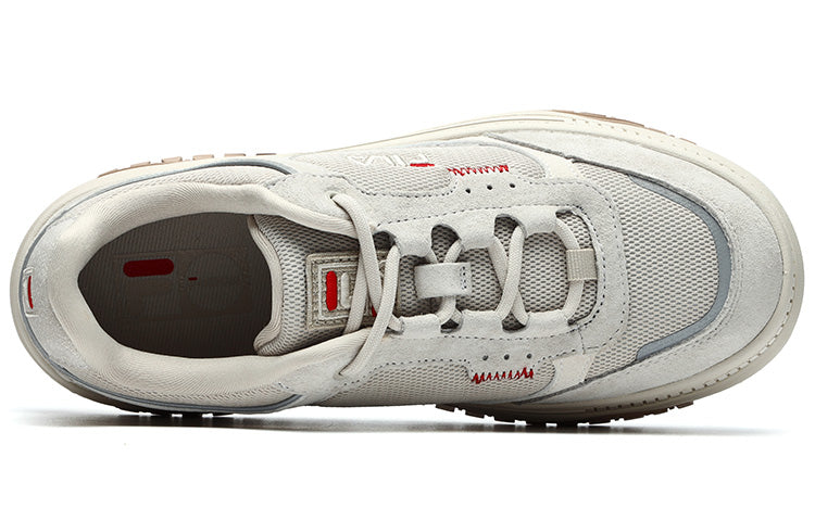 Кроссовки (WMNS) Fila Fusion Ollie 'Cream Grey' — фото 4
