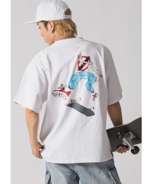 

Футболка оверсайз с принтом RE730, кремовый