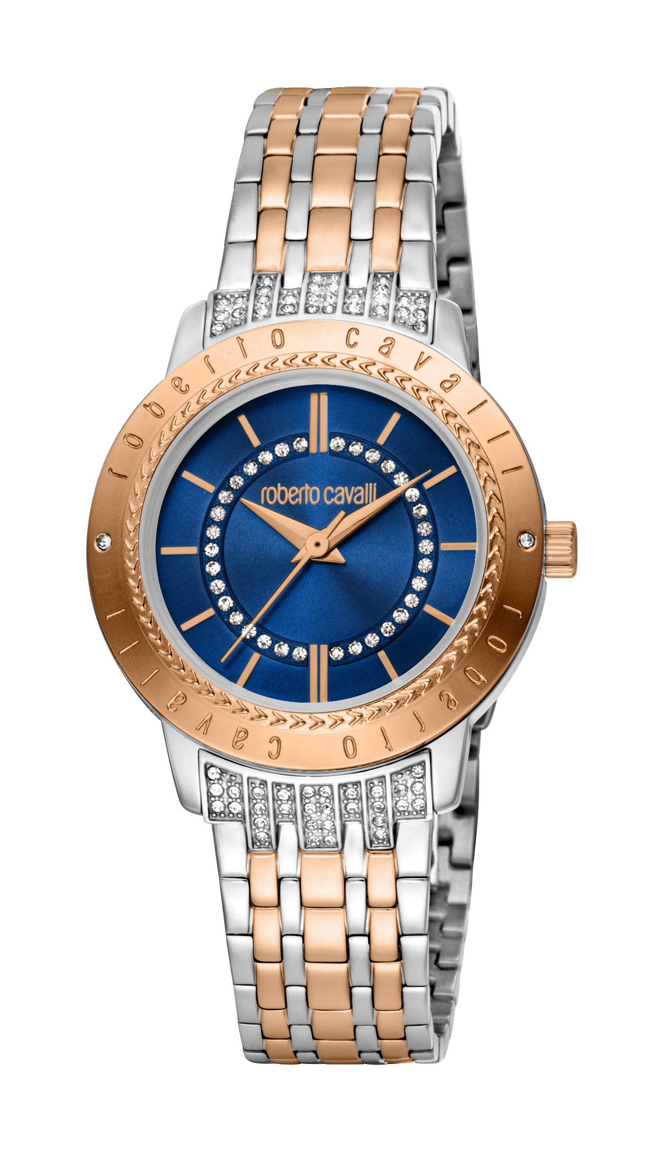 

Часы женские Roberto Cavalli, цвет two tone silver & rose gold