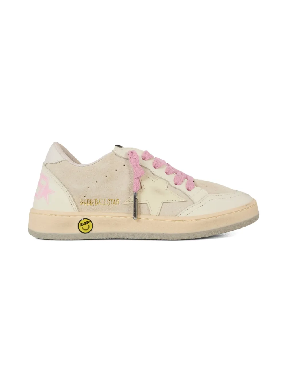 Замшевые кроссовки на шнуровке GOLDEN GOOSE, нейтральный — фото 2