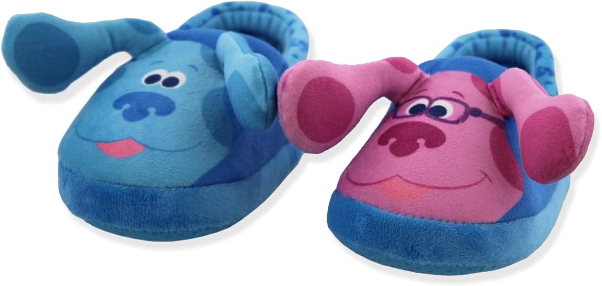 Детские плюшевые тапочки Nickelodeon Blue's Clues You для мальчиков и девочек — фото 3