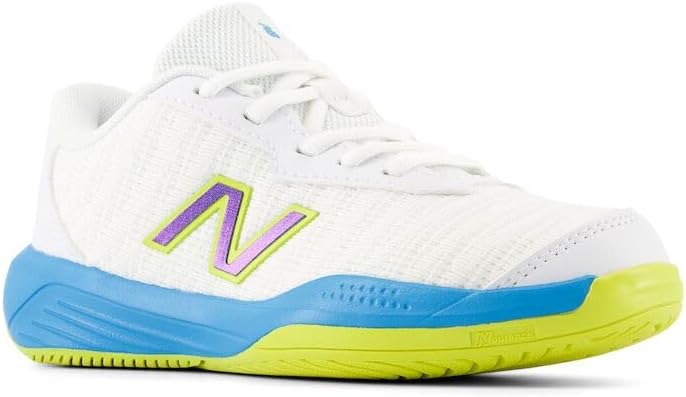 Детские кроссовки New Balance 996 V5 (унисекс), белый/синий — фото 4
