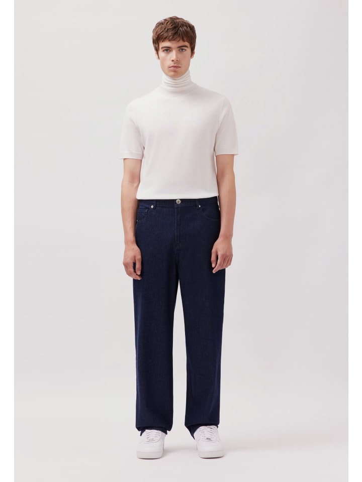 

Джинсы с 5 карманами, стандартные, темно-синего цвета Studio Seidensticker