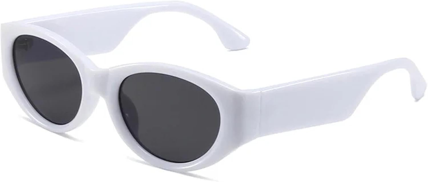 

Винтажные солнцезащитные очки «кошачий глаз» для женщин, модные конфетные цвета, защита от УФ-излучения UV400, женские панк-очки, массивные очки для мужчин VVTWSSW, White-black