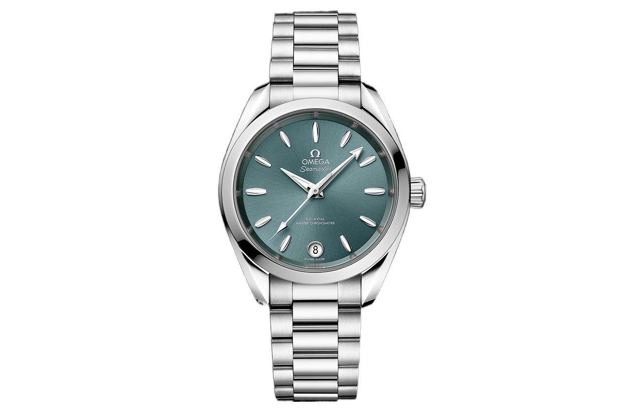 

OMEGA Часы AQUA TERRA 150 Meters Automatic Mechanical Movement Women's Watch Watch 34mm Green Dial