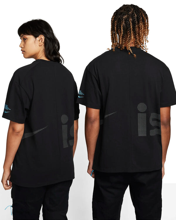 Футболка Nike ISPA Short-Sleeve T-Shirt 'Black', черный — фото 3