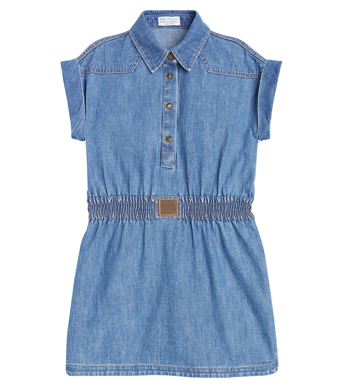 

Джинсовое платье Brunello Cucinelli Kids, Vintage Denim