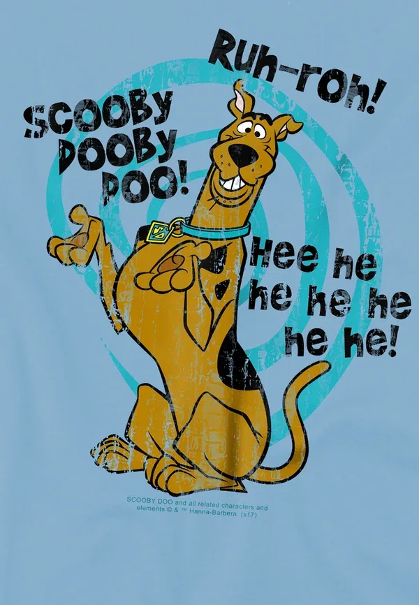 Футболка с принтом Scooby Doo Cotton Soul, светло-голубой — фото 3