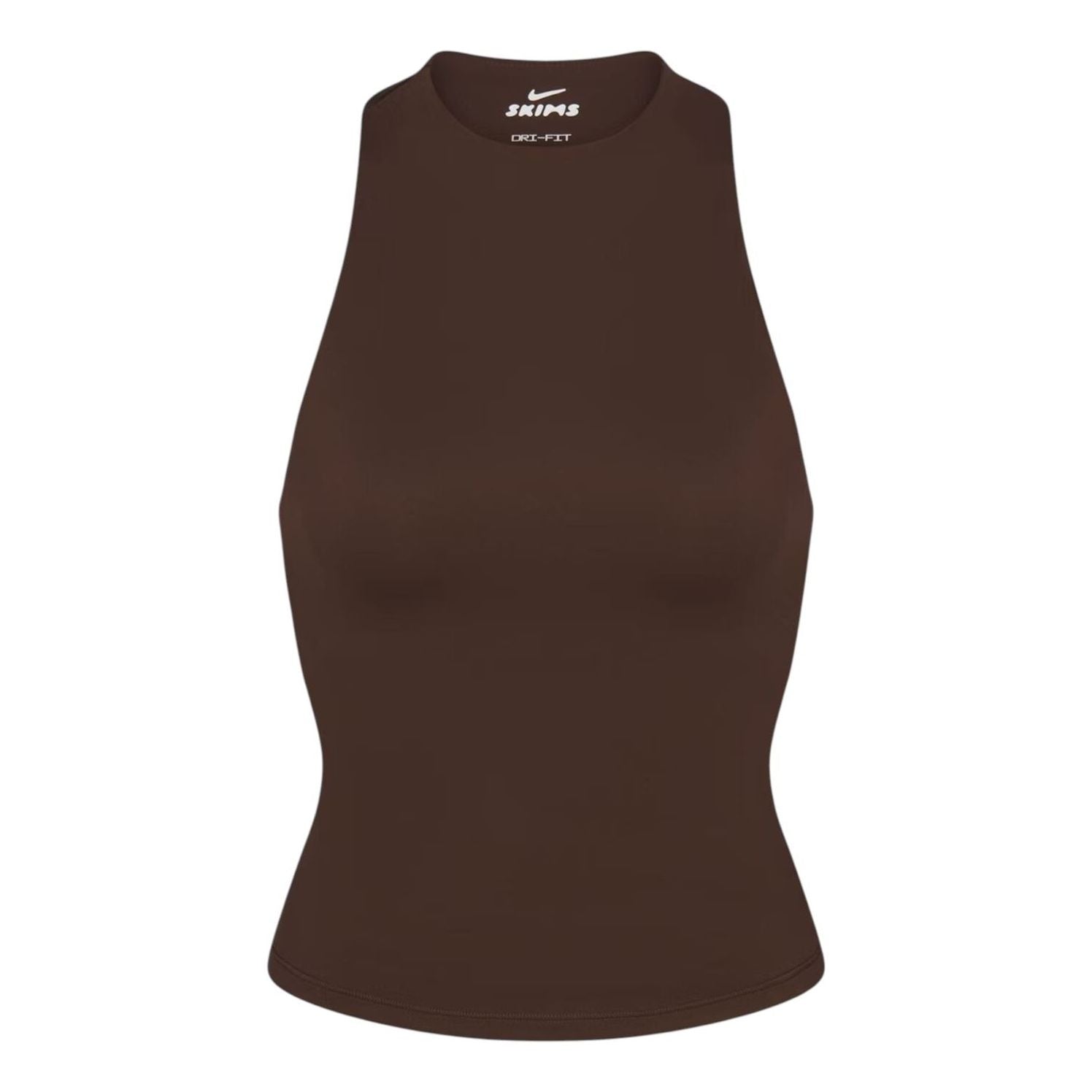 

(WMNS) Nike x SKIMS Матовая майка-борцовка 'Темно-сепийный'