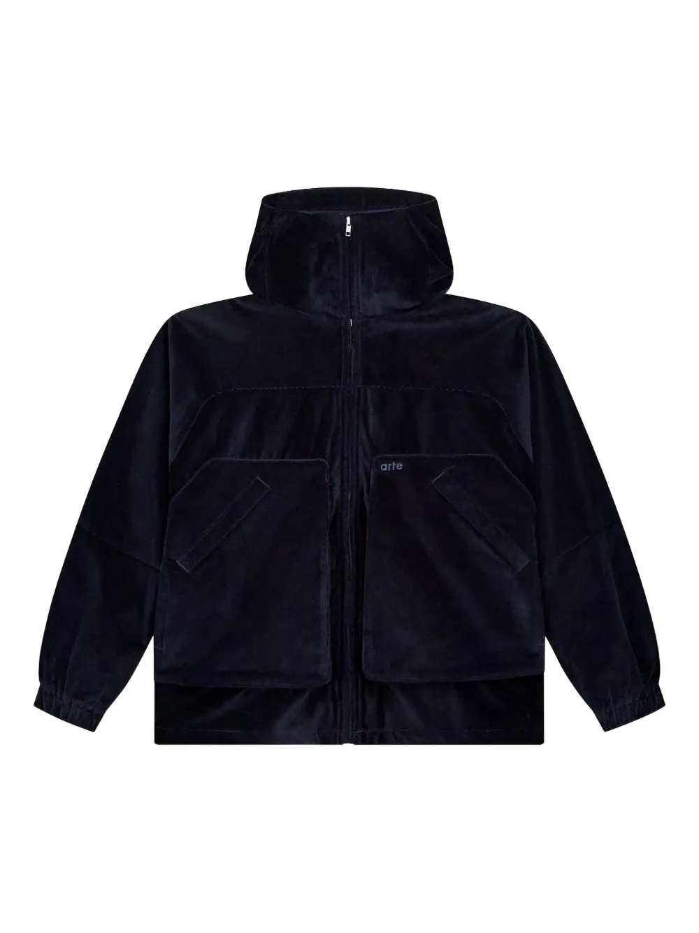 

Куртка с капюшоном из вельвета Arte Antwerp, синий