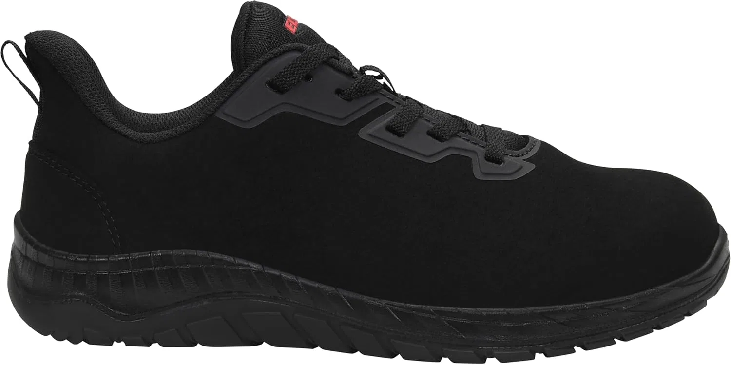Защитные ботинки ELTEN Luan Black Low ESD S3S для мужчин и женщин, текстиль, стальной защитный носок, легкие, классические, спортивные, черные — фото 2