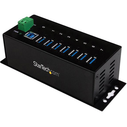 

Док-станция StarTech 7-Port Industrial USB 3.0 ESD and Surge ST7300USBME