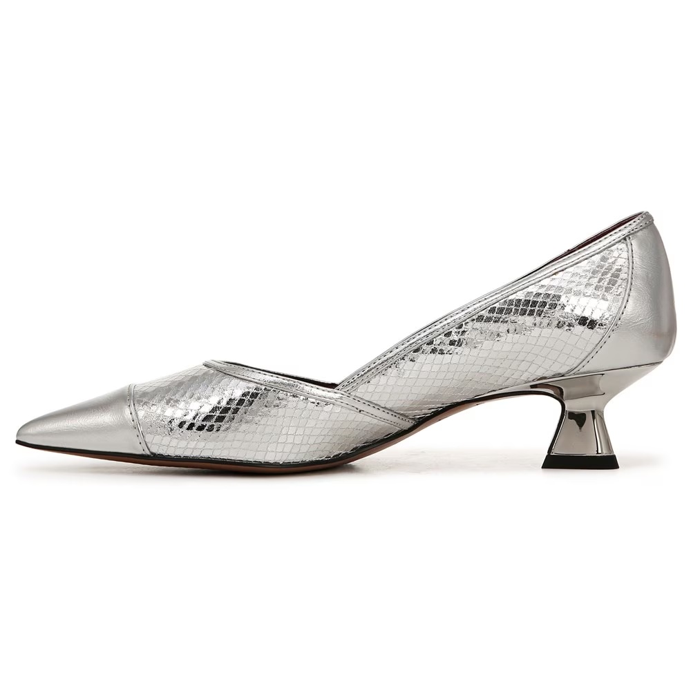 Туфли на каблуке Darcy Franco Sarto, silver snake faux leather — фото 4
