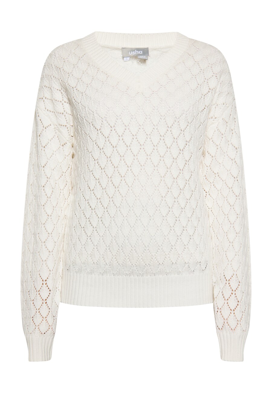 

Тонкий вязаный свитер Usha Sweater, белый