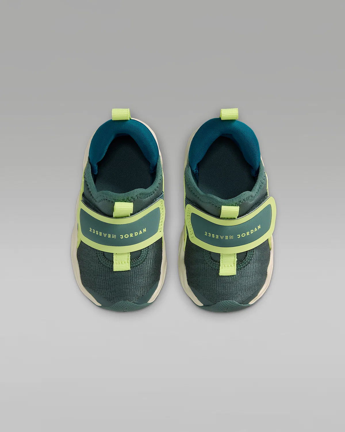 Детские кроссовки Jordan 23/7.2 EasyOn, Hasta/Green Abyss/Sea Glass/Light Lemon Twist — фото 4