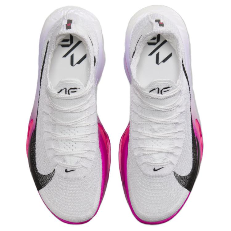 Nike Эйр Зум Альфафлай Некст% 3 Fp Белый Пурпурный Агат Женские - Белый/Черный/Агатовый Пурпур/Яркий Виноградный Пурпур/Темный Пурпур/Прозрачный Розовый — фото 4