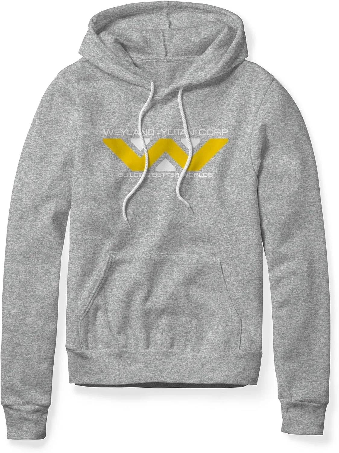 Худи с логотипом Weyland-Yutani, Alien Movie, хлопок/полиэстер, Heather Gray