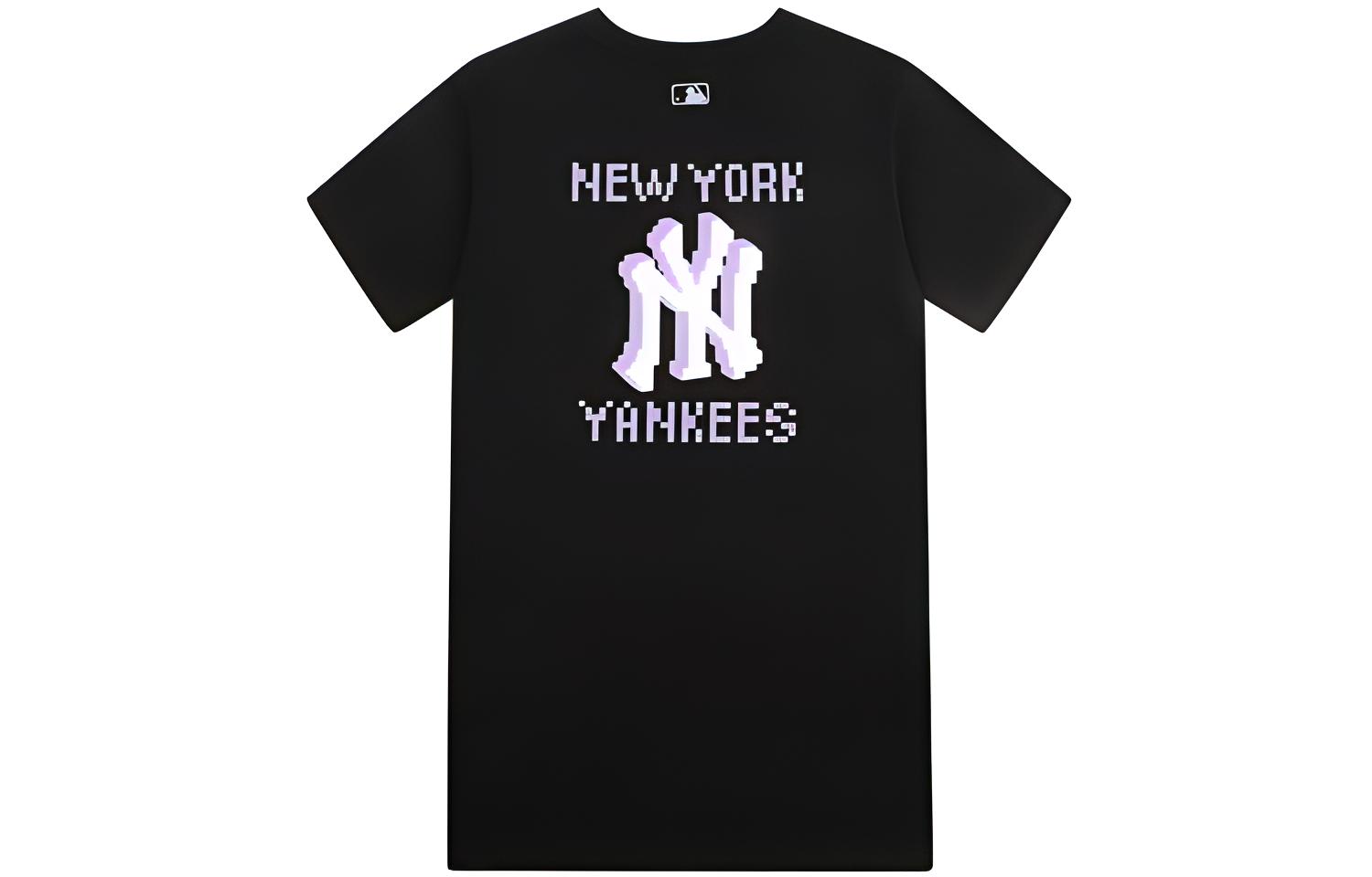 

MLB Платье с короткими рукавами, женское, черное