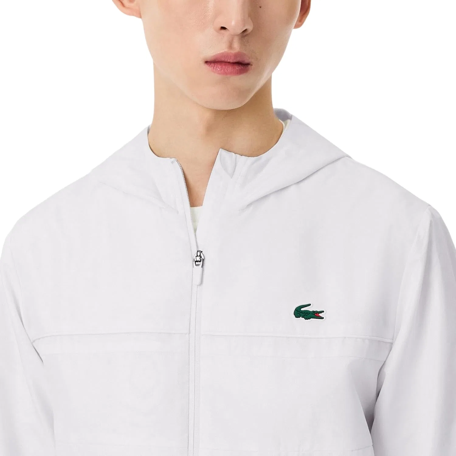 Спортивная куртка Lacoste, мужская, белая — фото 3