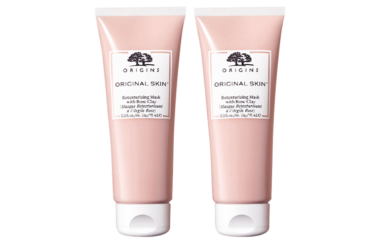 

ORIGINS Очищающая маска для лица Soft Pink Doll очищение и отшелушивание 75мл/75мл*2