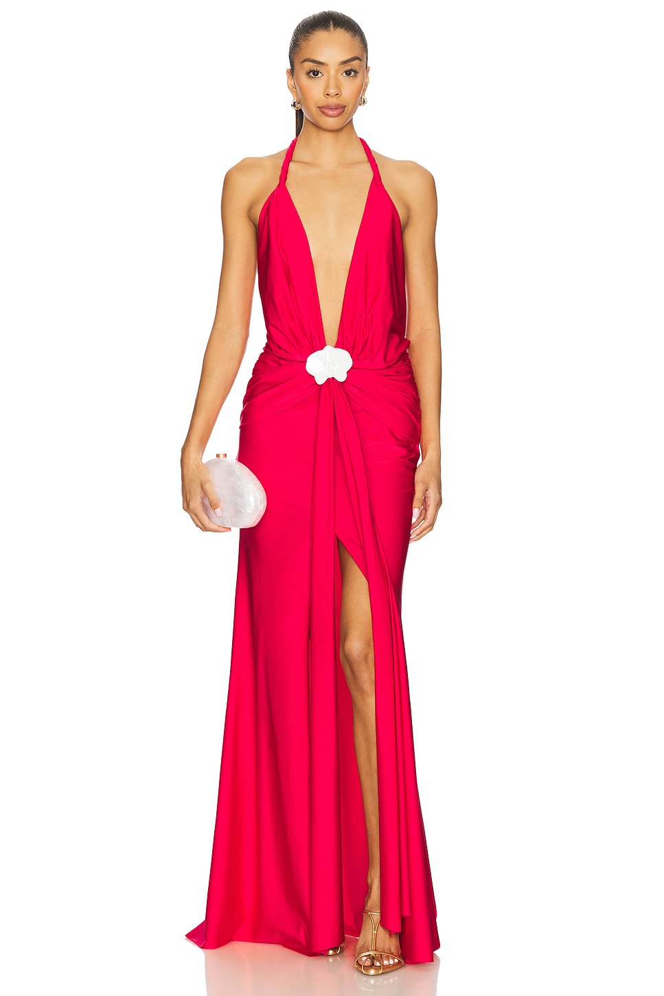 

Maxi-платье Olesia Shani Shemer, raspberry