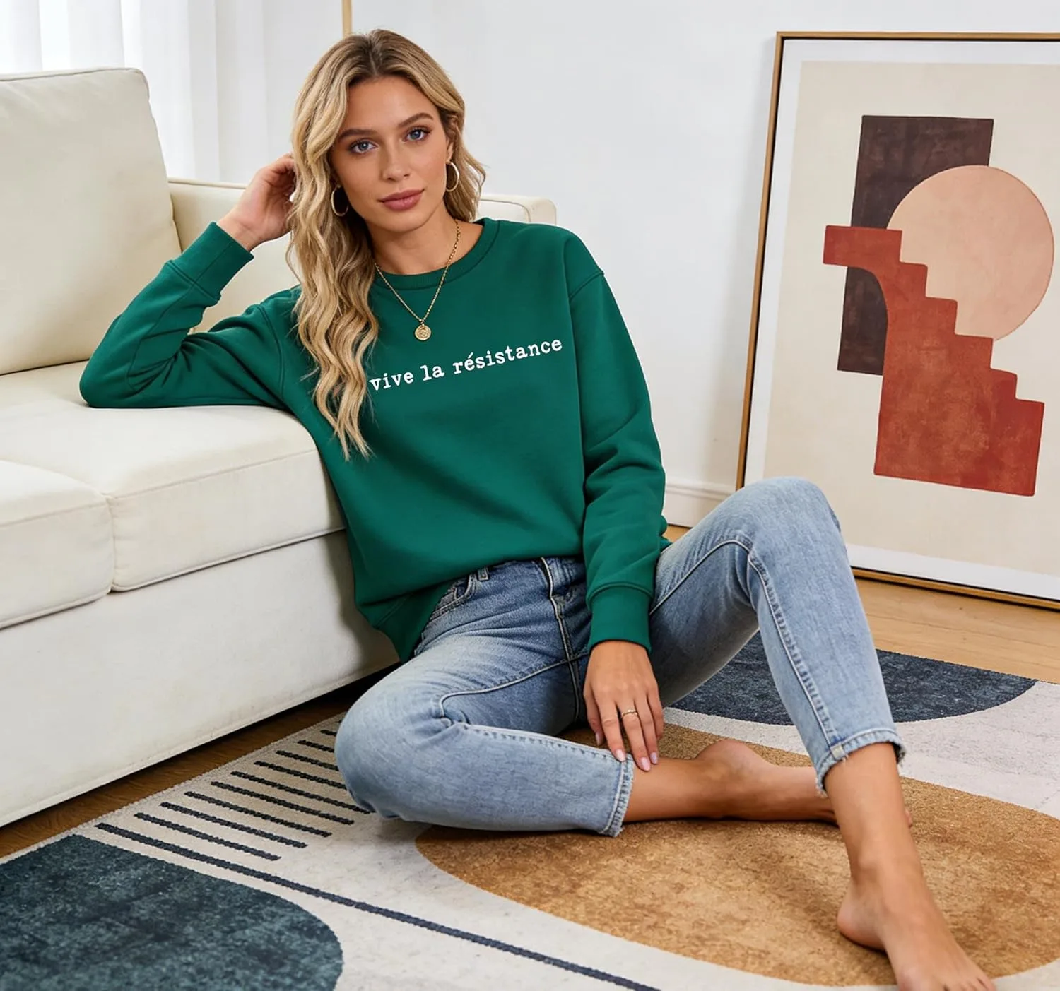 

Толстовка Vive La Resistance с длинным рукавом Relliot