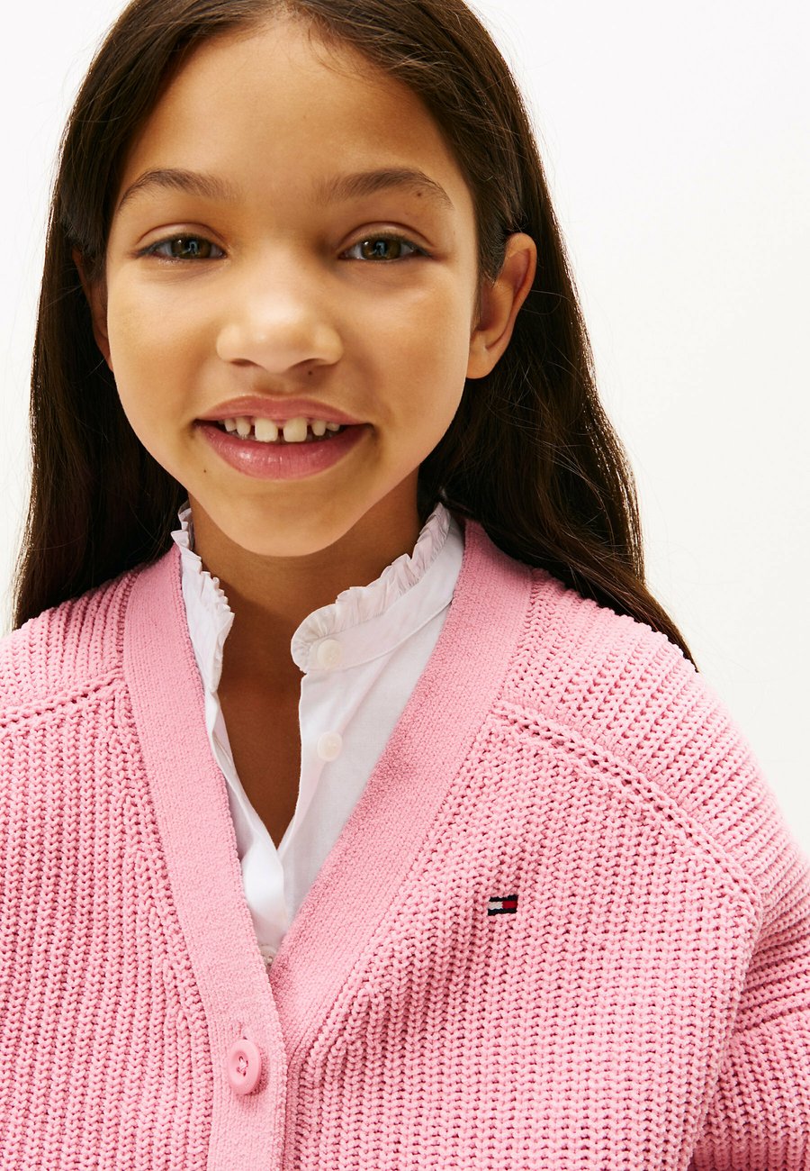Кардиган Tommy Hilfiger Cardigan, Mystic Pink/Pink — фото 4