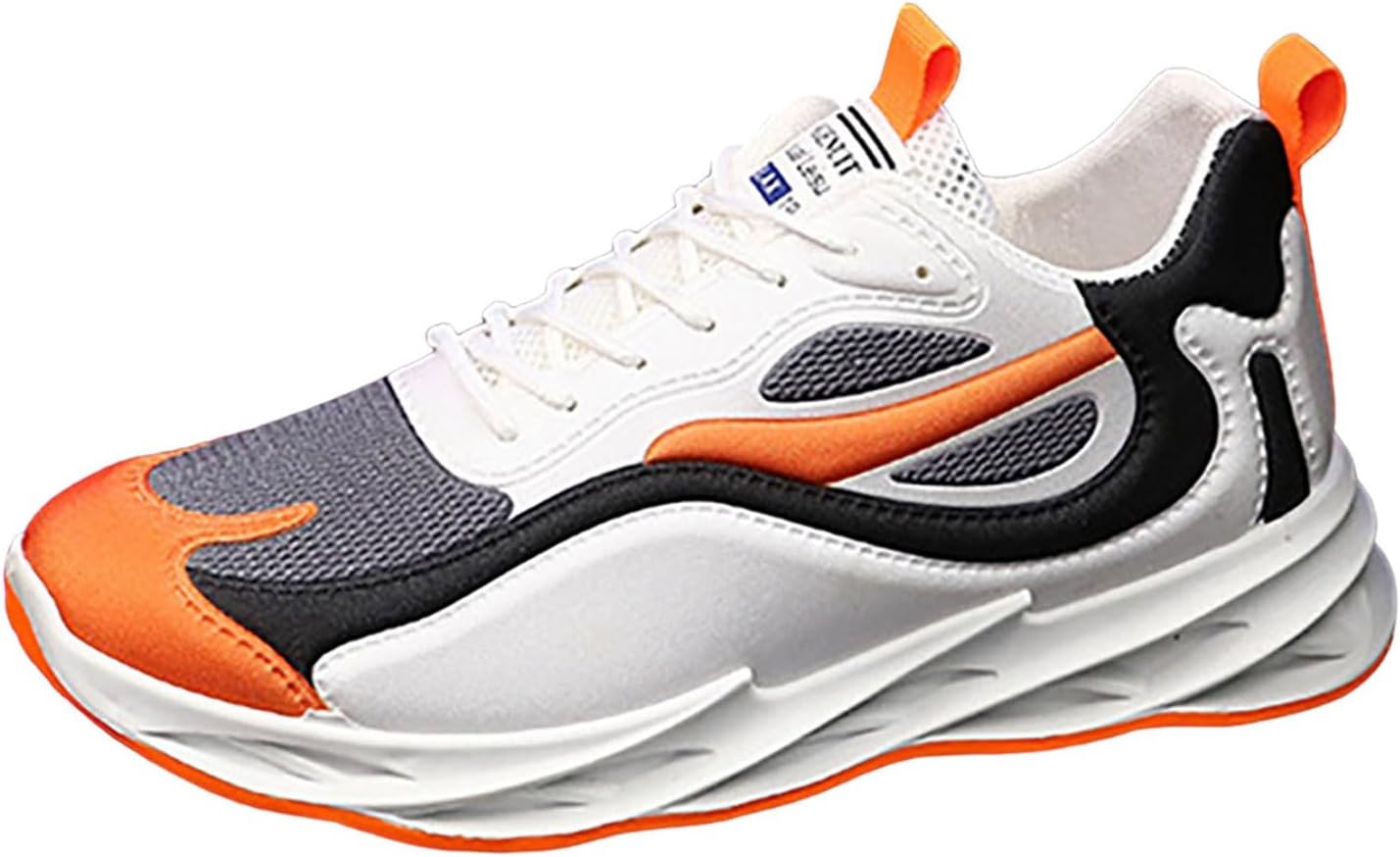 

Мужские кроссовки IWIHMIV для ходьбы, тенниса и повседневной носки, дышащие, с противоскользящей подошвой для бега на улице, оранжевый