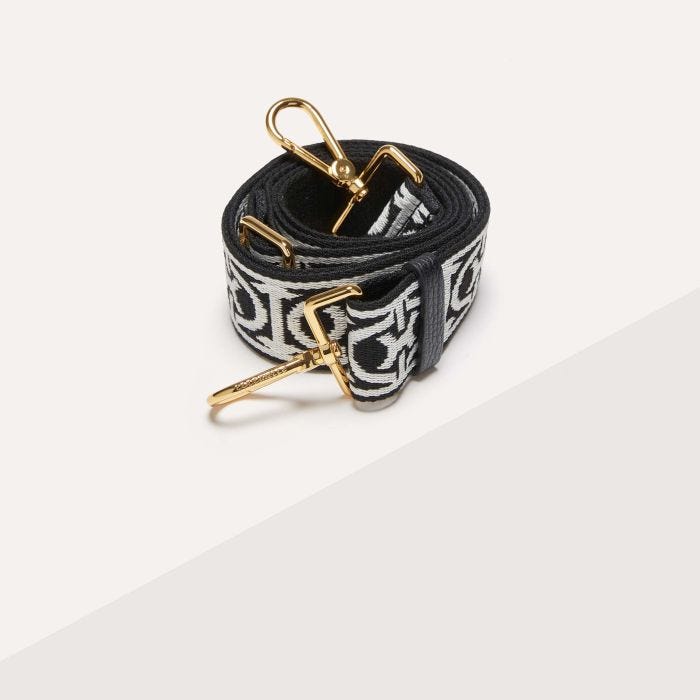 

Ремень Coccinelle Monogram, цвет Multi.Noir/Noir