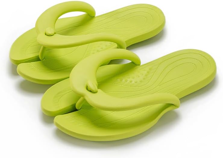 

Летние портативные складные шлепанцы для женщин и мужчин, складные дорожные шлепанцы, легкие мягкие нескользящие шлепанцы для пар, подходят для дома, путешествий, пляжа, бассейна и ванной Fswinder, зеленый