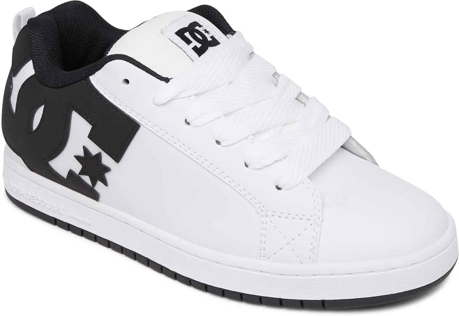 Мужские кроссовки DC Shoes Net Amazon Renewed, белый/черный — фото 2