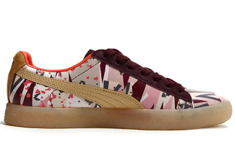 Кеды (WMNS) NATUREL x PUMA Clyde Board Shoes Multi-Color, разноцветный — фото 2