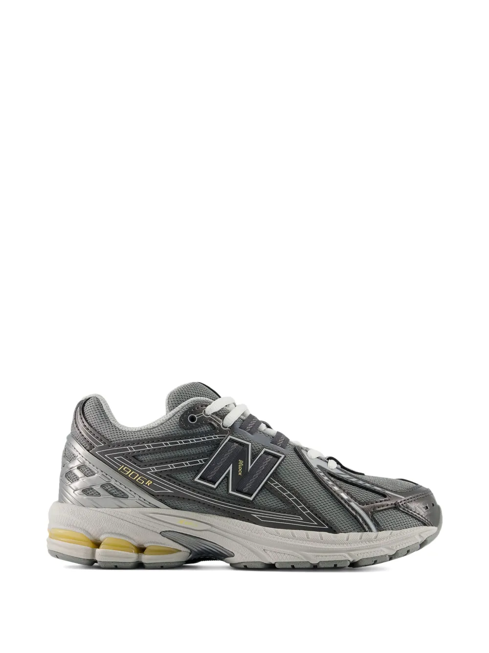 Кроссовки 1906 на шнуровке New Balance Kids, серый — фото 2