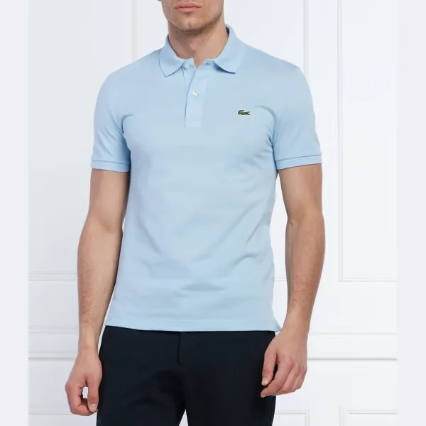 

Облегающая рубашка-поло досада Lacoste, синий