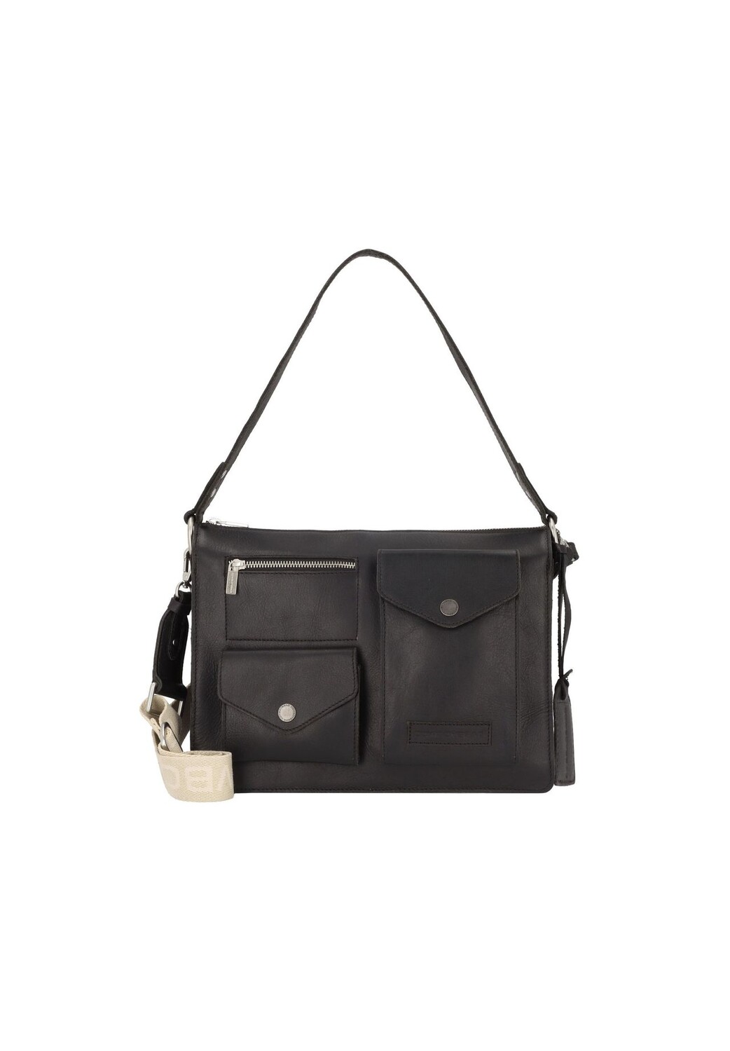 

Кожаная сумка через плечо Houston 32 см COWBOYSBAG, черный