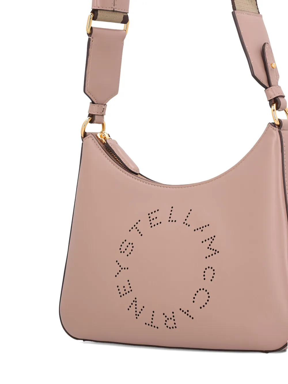 Небольшая сумка через плечо с вырезанным логотипом STELLA MCCARTNEY, нейтральный — фото 3
